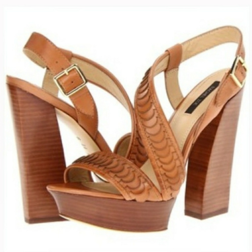 Rachel Zoe size 8.5 platform heel with box